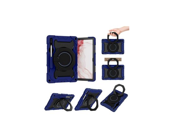 Чохол до планшета BeCover Samsung Galaxy Tab S7 FE 12.4 SM-T730/SM-T735/S8 Plus 5G SM-X800/SM-X806 Blue (709928), зображення 5 Чохол до планшета BeCover Samsung Galaxy Tab S7 FE 12.4 SM-T730/SM-T735/S8 Plus 5G SM-X800/SM-X806 Blue (709928), зображення 5