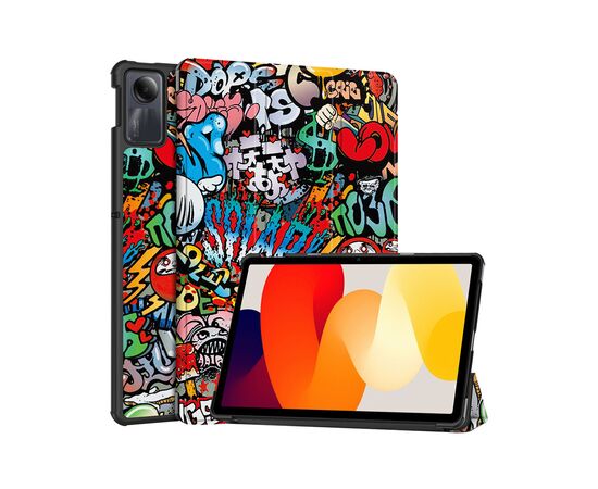 Чехол для планшета BeCover Smart Case Xiaomi Redmi Pad SE11" Graffiti (709869), изображение 4 Чехол для планшета BeCover Smart Case Xiaomi Redmi Pad SE11" Graffiti (709869), изображение 4