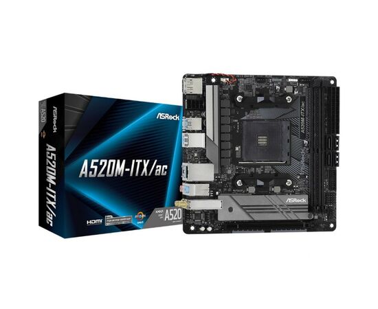 Материнская плата ASRock A520M-ITX/AC