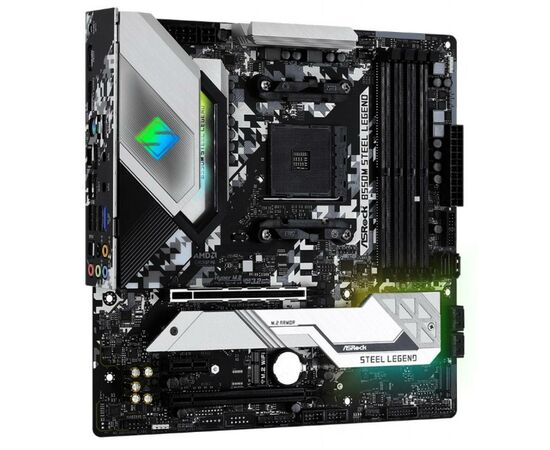 Материнська плата ASRock B550M STEEL LEGEND, зображення 4 Материнська плата ASRock B550M STEEL LEGEND, зображення 4