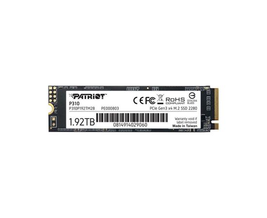 Накопитель SSD M.2 2280 1.92TB Patriot (P310P192TM28)