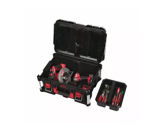 Ящик для инструментов Milwaukee PACKOUT LARGE BOX (4932464079), изображение 4 Ящик для инструментов Milwaukee PACKOUT LARGE BOX (4932464079), изображение 4