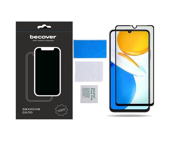 Стекло защитное BeCover Honor X7/X7A Black (710104), изображение 4 Стекло защитное BeCover Honor X7/X7A Black (710104), изображение 4
