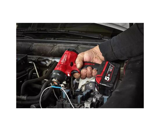 Строительный фен Milwaukee M18 BHG-502C 2x5Ah, кейс (4933459772), изображение 3 Строительный фен Milwaukee M18 BHG-502C 2x5Ah, кейс (4933459772), изображение 3