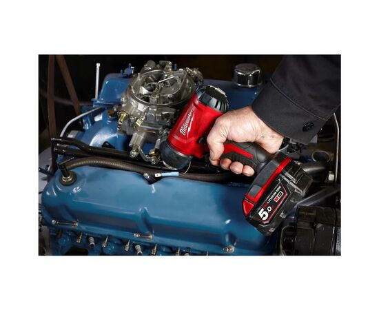 Строительный фен Milwaukee M18 BHG-502C 2x5Ah, кейс (4933459772), изображение 4 Строительный фен Milwaukee M18 BHG-502C 2x5Ah, кейс (4933459772), изображение 4