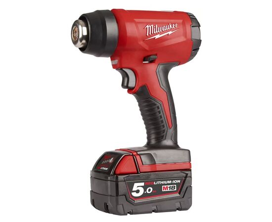 Будівельний фен Milwaukee M18 BHG-502C 2x5Ah, кейс (4933459772)
