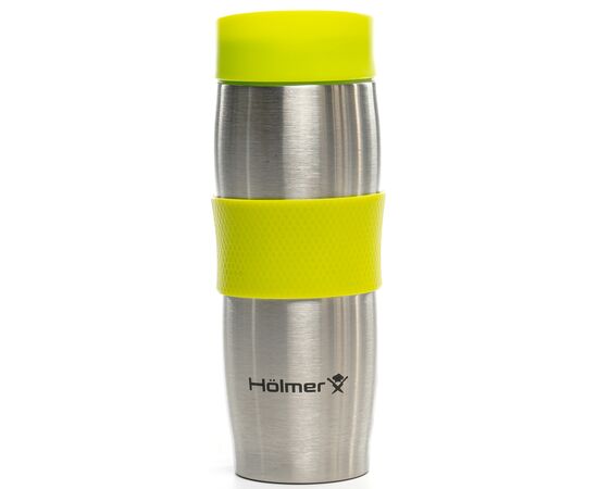 Термочашка Hölmer Elegance Сталева/Жовта (TC-0380-SG Elegance), изображение 3 Термочашка Hölmer Elegance Сталева/Жовта (TC-0380-SG Elegance), изображение 3