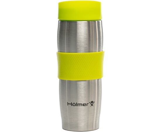 Термочашка Hölmer Elegance Сталева/Жовта (TC-0380-SG Elegance)