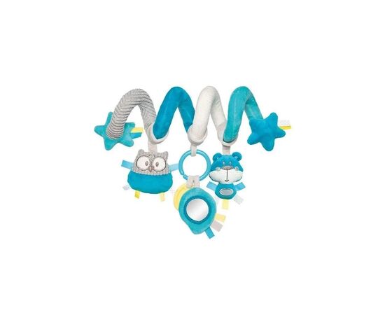 Игрушка на коляску Canpol Babies мягкая спиральбирюзовая (68/064_tur)