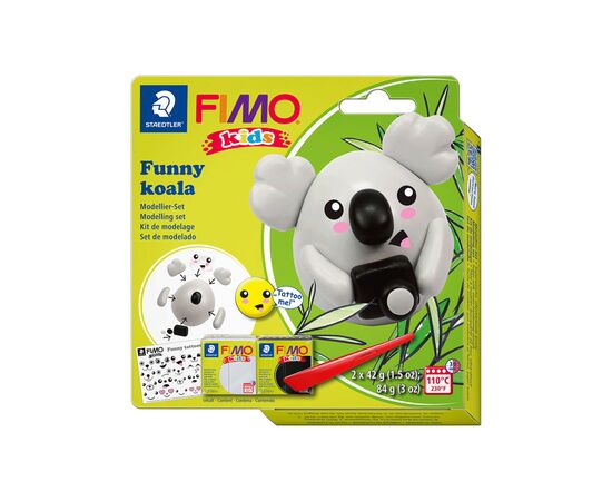 Набір для творчості Fimo Kids Коала 2 кольори х 42 г (4007817078716)