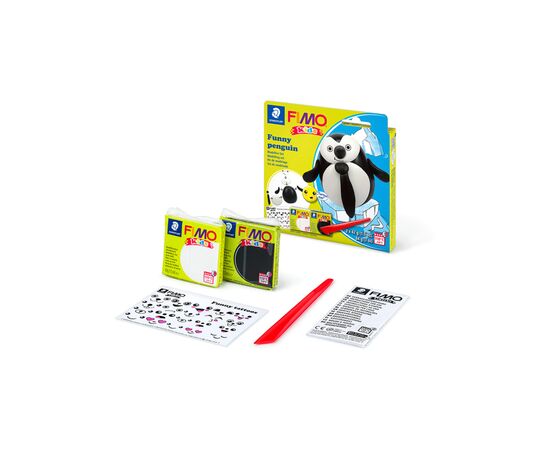 Набор для творчества Fimo Kids Пингвинчик 2 цвета х 42 г (4007817078709), изображение 2 Набор для творчества Fimo Kids Пингвинчик 2 цвета х 42 г (4007817078709), изображение 2