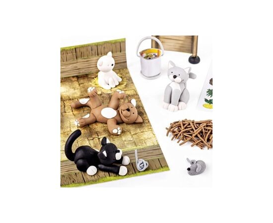 Набор для творчества Fimo Kids Котики 4 цветных 42 г (4007817032596), изображение 2 Набор для творчества Fimo Kids Котики 4 цветных 42 г (4007817032596), изображение 2