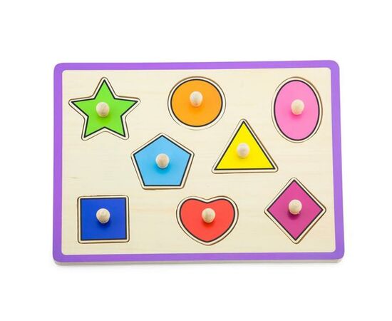 Развивающая игрушка Viga Toys Рамка-вкладыш Формы (50015)