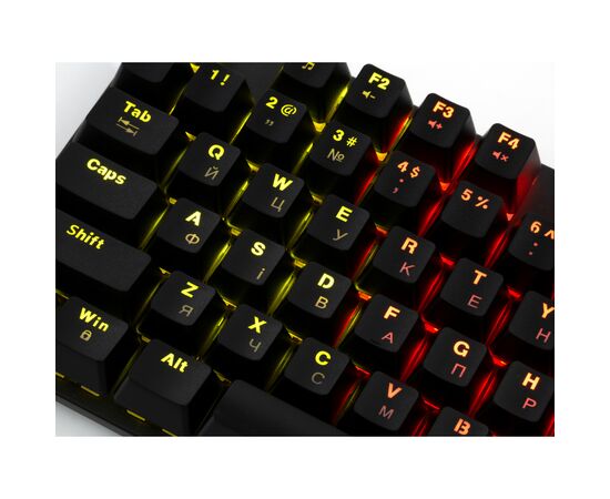Клавиатура Vinga KBGM-101 LED Red Switch USB Black (KBGM-101 Black), изображение 9 Клавиатура Vinga KBGM-101 LED Red Switch USB Black (KBGM-101 Black), изображение 9