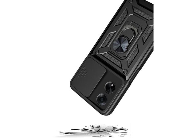 Чохол до мобільного телефона BeCover Military Oppo A98 5G Black (710024), зображення 3