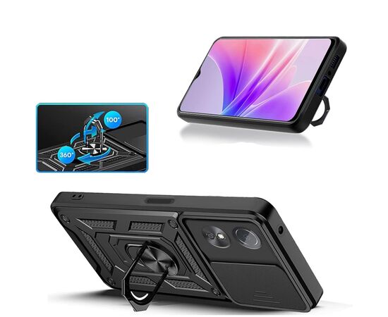 Чохол до мобільного телефона BeCover Military Oppo A98 5G Black (710024), зображення 5