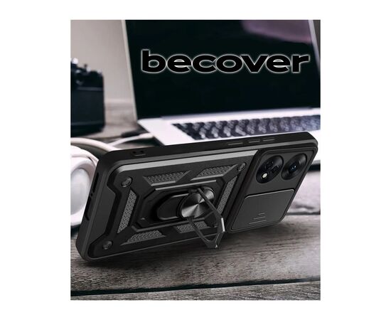 Чохол до мобільного телефона BeCover Military Oppo Reno8 T Black (710023), зображення 3