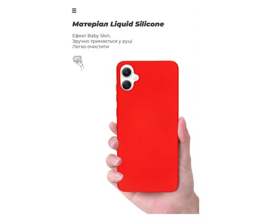 Чехол для мобильного телефона Armorstandart ICON Case Samsung A05 (A055) Red (ARM71803), изображение 7 Чехол для мобильного телефона Armorstandart ICON Case Samsung A05 (A055) Red (ARM71803), изображение 7