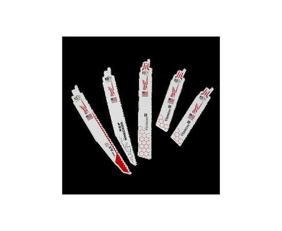 Полотно Milwaukee для сабельной пилы SAWZALL, 5шт (49222205), изображение 3