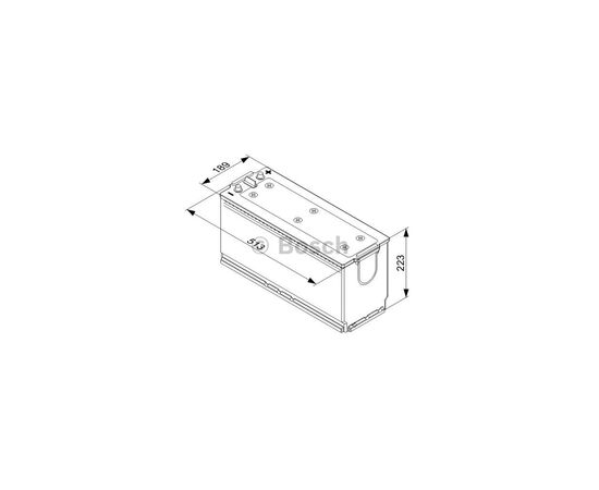 Аккумулятор автомобильный Bosch 140А (0 092 T40 760), изображение 5 Аккумулятор автомобильный Bosch 140А (0 092 T40 760), изображение 5