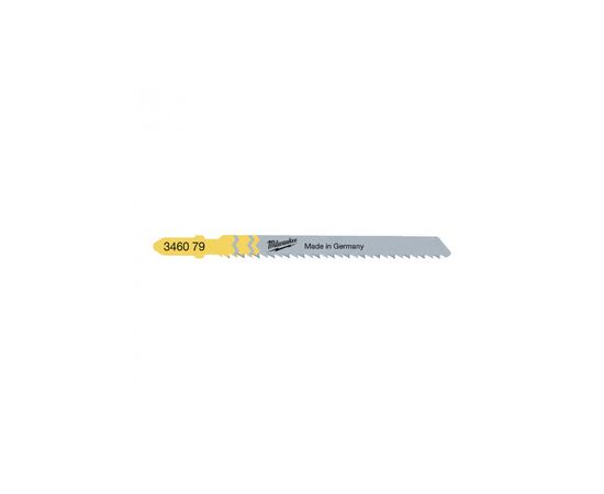 Полотно Milwaukee для лобзика T101BR, 75 мм/ шаг зуба 2,5 мм, 5шт, обратный рез (4932346079)