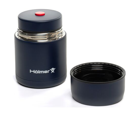 Термос Hölmer Break Time Харчовий 750 мл Темно-синій (TF-00750-DB Break Time), изображение 3 Термос Hölmer Break Time Харчовий 750 мл Темно-синій (TF-00750-DB Break Time), изображение 3