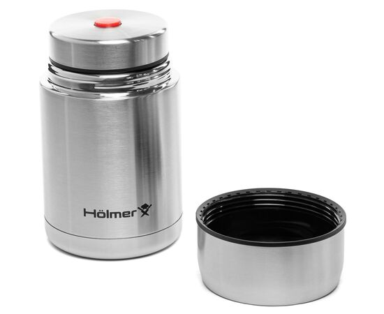 Термос Hölmer Break Time Харчовий 1000 мл Сталевий (TF-01000-SS Break Time), изображение 3 Термос Hölmer Break Time Харчовий 1000 мл Сталевий (TF-01000-SS Break Time), изображение 3
