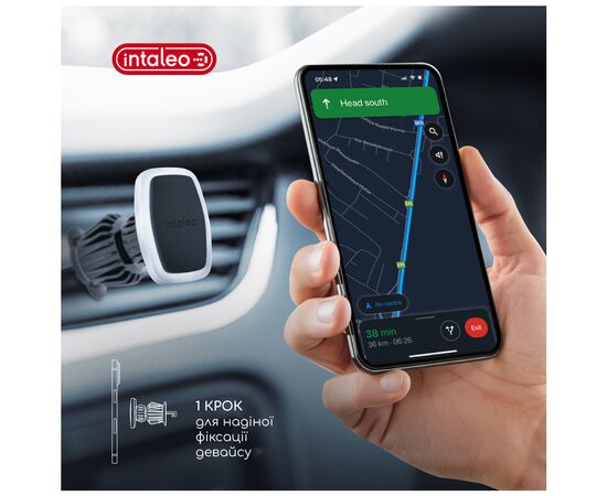 Універсальний автотримач Intaleo CM05GG 6xN52 Silver (1283126576041), зображення 6 Універсальний автотримач Intaleo CM05GG 6xN52 Silver (1283126576041), зображення 6