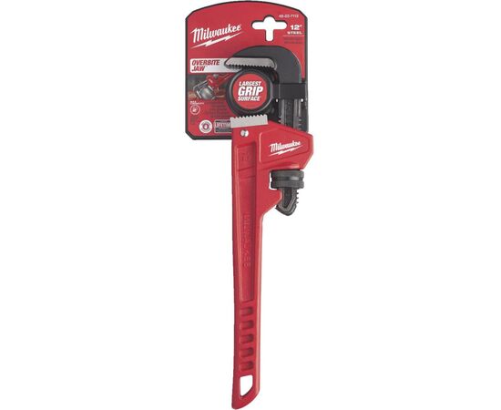 Ключ Milwaukee трубний , D=51/ L=300мм, сталь (48227112), зображення 2 Ключ Milwaukee трубний , D=51/ L=300мм, сталь (48227112), зображення 2