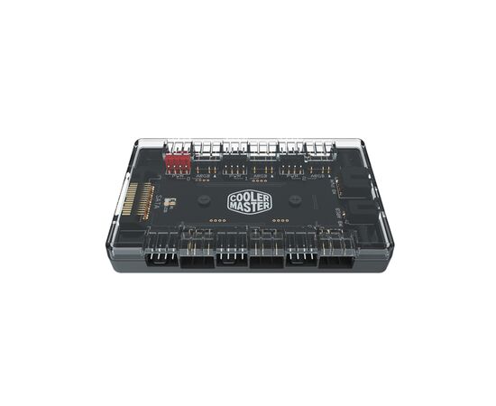 Модуль управління підсвічуванням CoolerMaster MasterFan ARGB and PWM HUB (MFX-ZHHN-1NNN6-R1), зображення 2 Модуль управління підсвічуванням CoolerMaster MasterFan ARGB and PWM HUB (MFX-ZHHN-1NNN6-R1), зображення 2
