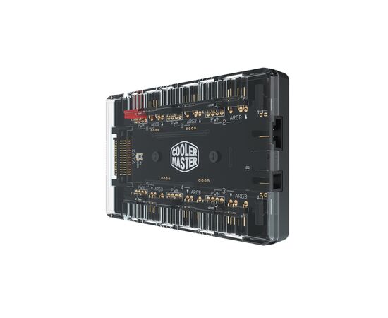Модуль управління підсвічуванням CoolerMaster MasterFan ARGB and PWM HUB (MFX-ZHHN-1NNN6-R1), зображення 5 Модуль управління підсвічуванням CoolerMaster MasterFan ARGB and PWM HUB (MFX-ZHHN-1NNN6-R1), зображення 5