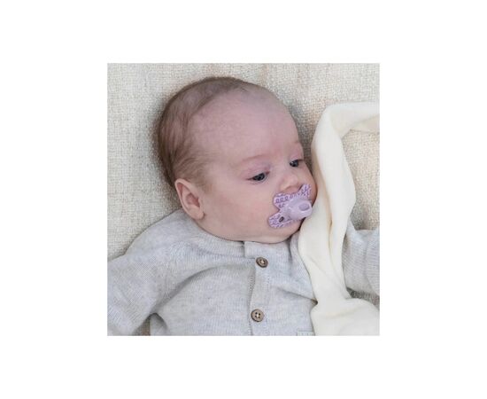 Пустышка Difrax Natural Newborn, 0+ мес (113 Lilac_curls), изображение 2 Пустышка Difrax Natural Newborn, 0+ мес (113 Lilac_curls), изображение 2