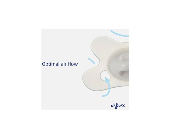 Пустышка Difrax Natural Uni, 0-6 мес (UN123 Ice), изображение 3