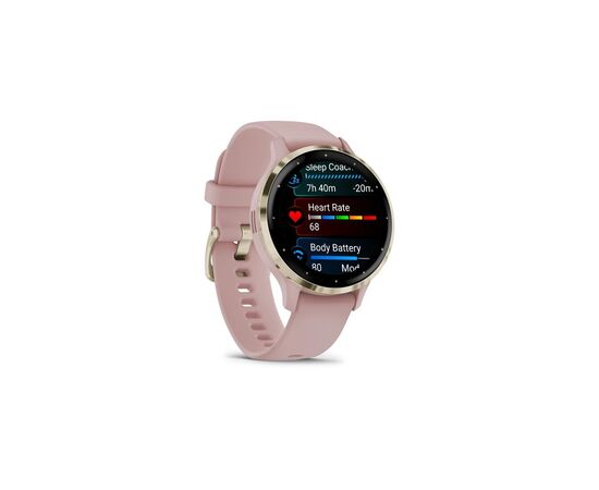 Смарт-часы Garmin Venu 3S, Dust Rose + Soft Gold, GPS (010-02785-03), изображение 3 Смарт-часы Garmin Venu 3S, Dust Rose + Soft Gold, GPS (010-02785-03), изображение 3