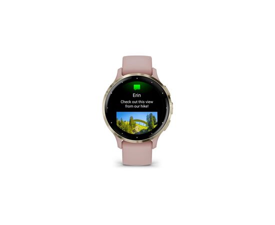 Смарт-часы Garmin Venu 3S, Dust Rose + Soft Gold, GPS (010-02785-03), изображение 4 Смарт-часы Garmin Venu 3S, Dust Rose + Soft Gold, GPS (010-02785-03), изображение 4