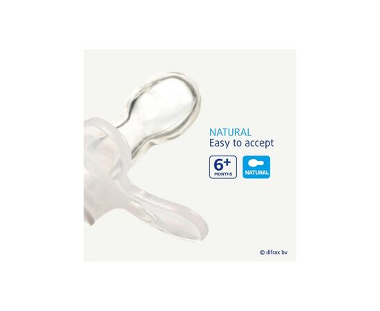 Пустышка Difrax Natural Night, светящийся в темноте, 6+ мес (GL127), изображение 2