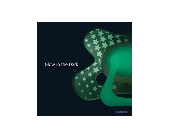 Пустышка Difrax Natural Night, светящийся в темноте, 6+ мес (GL127), изображение 6