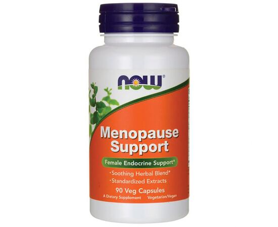 Травы Now Foods Менопауза, Травяной Комплекс, Menopause Support, 90 капсул (NOW-03325)