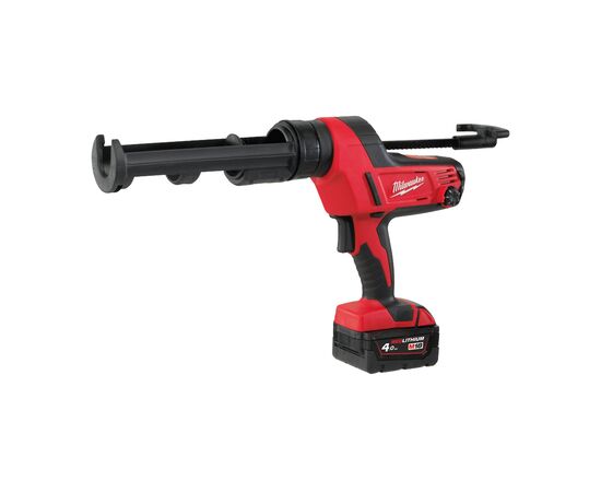 Пистолет для герметика Milwaukee C18 PCG/310C-201В, 310мл, 2Ah (4933441310), изображение 2 Пистолет для герметика Milwaukee C18 PCG/310C-201В, 310мл, 2Ah (4933441310), изображение 2