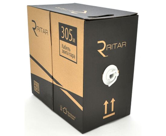 Кабель мережевий Ritar UTP 100м КВП (2*2*0,50) [СCA] OEM (15940)