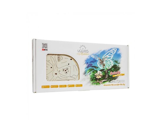 Конструктор Ugears Бабочка (6336243), изображение 4 Конструктор Ugears Бабочка (6336243), изображение 4