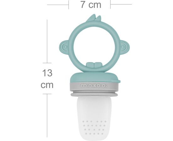 Ниблер MinikOiOi Pulps - Aqua Green / Powder Grey (101130004), изображение 2 Ниблер MinikOiOi Pulps - Aqua Green / Powder Grey (101130004), изображение 2