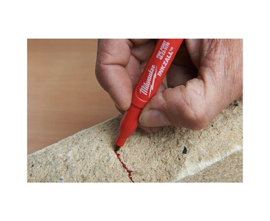 Набор маркеров Milwaukee INKZALL ультра-тонкий, синий, красный, зеленый, черный, 4шт (48223106), изображение 5 Набор маркеров Milwaukee INKZALL ультра-тонкий, синий, красный, зеленый, черный, 4шт (48223106), изображение 5