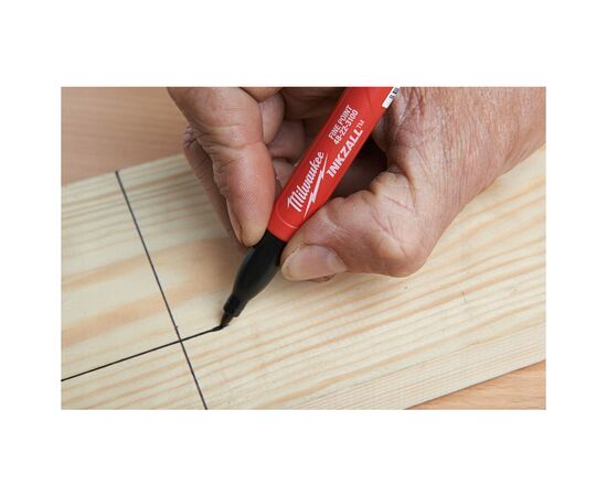 Набор маркеров Milwaukee INKZALL ультра-тонкий, синий, красный, зеленый, черный, 4шт (48223106), изображение 6 Набор маркеров Milwaukee INKZALL ультра-тонкий, синий, красный, зеленый, черный, 4шт (48223106), изображение 6