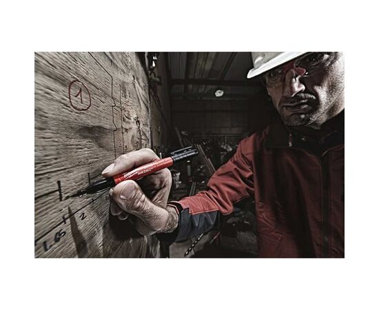 Набор маркеров Milwaukee INKZALL ультра-тонкий, синий, красный, зеленый, черный, 4шт (48223106), изображение 8 Набор маркеров Milwaukee INKZALL ультра-тонкий, синий, красный, зеленый, черный, 4шт (48223106), изображение 8