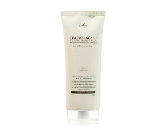 Маска для волосся La'dor Tea Tree Scalp Clinic Hair Pack З екстрактом чайного дерева Для шкіри голови 200 мл (8809500810681)