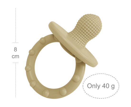 Пустышка MinikOiOi Gumy 3m+ (Mellow Yellow) (101220006), изображение 2 Пустышка MinikOiOi Gumy 3m+ (Mellow Yellow) (101220006), изображение 2