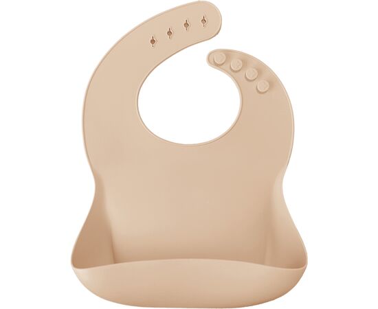 Слинявчик MinikOiOi Basics-Bib силіконовий 100 (Bubble Beige) (101020057)