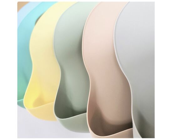 Слюнявчик MinikOiOi Basics-Bib 2 шт (Mellow Yellow/Powder Grey) (101020065), изображение 2 Слюнявчик MinikOiOi Basics-Bib 2 шт (Mellow Yellow/Powder Grey) (101020065), изображение 2
