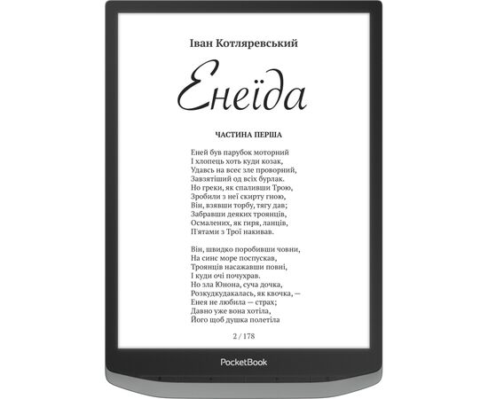 Электронная книга Pocketbook 1040D InkPad X PRO, Mist Grey (PB1040D-M-WW), изображение 2 Электронная книга Pocketbook 1040D InkPad X PRO, Mist Grey (PB1040D-M-WW), изображение 2